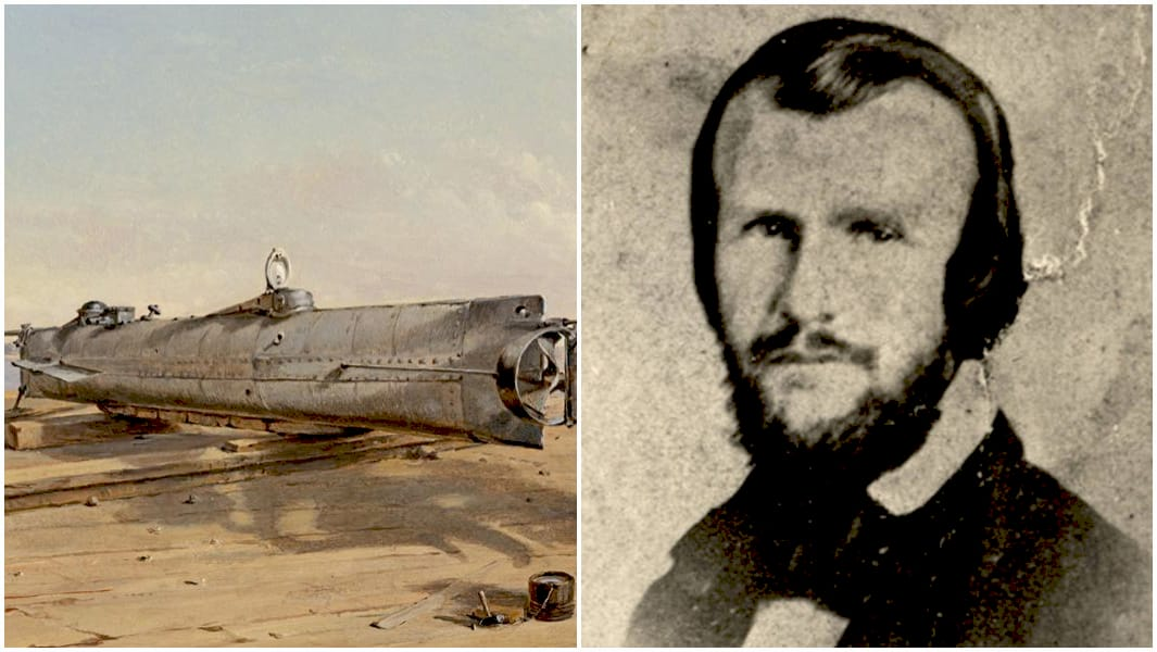 Підводний човен H.L. Hunley на виставці