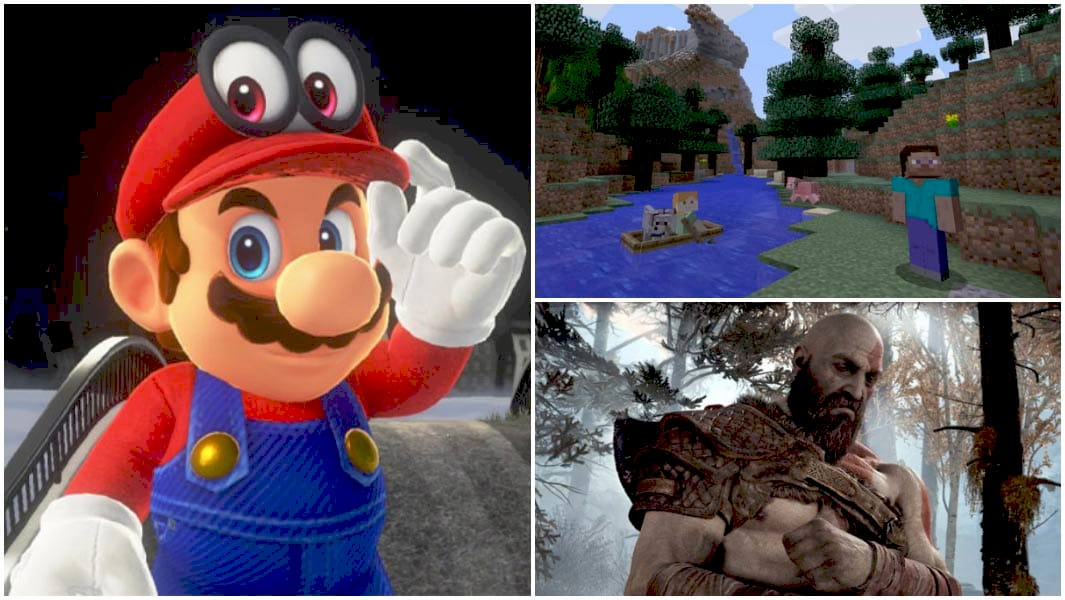 Швидкісне проходження Super Mario Odyssey, God of War та Minecraft
