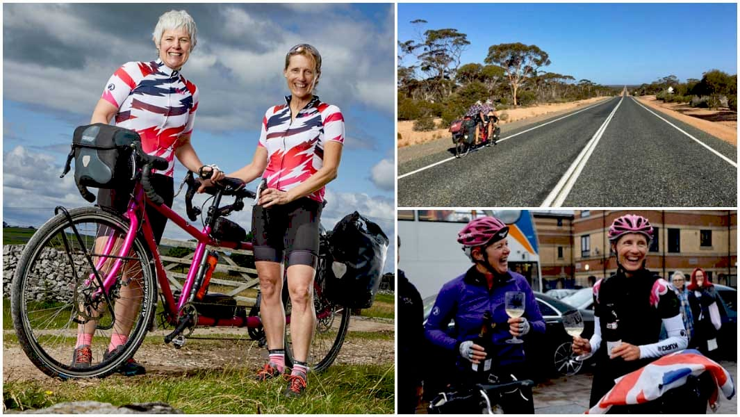 Кет Діксон та Раз Марсден на тандемі