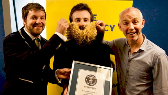 Ед Кехілл з зубочистками в бороді