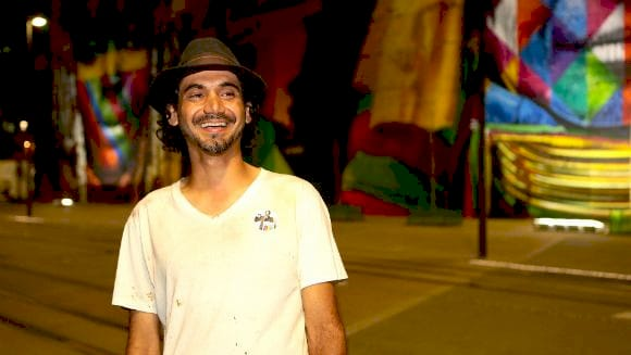 Мурал Едуардо Кобри в Ріо-де-Жанейро