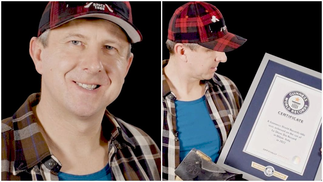 Марцін Комарек, спортсмен з обробки деревини