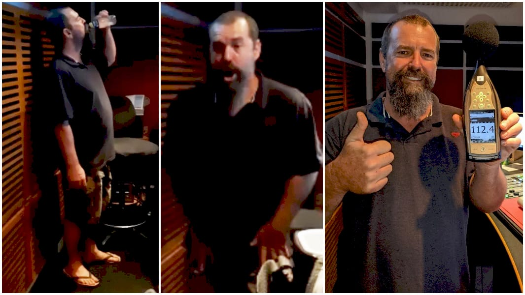 Невіл Шарп встановлює рекорд за найгучніше відрижка