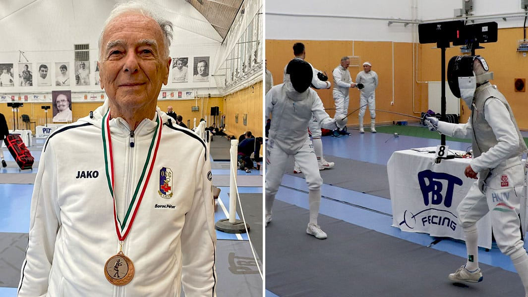 Пéter Boros - найстарший фехтувальник світу
