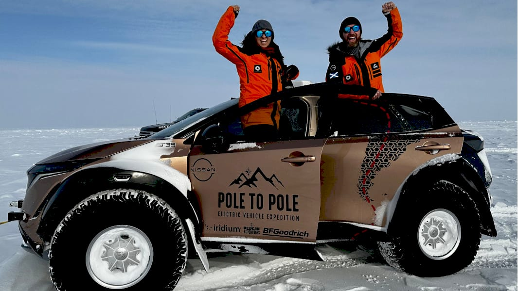 Електромобіль на Південному полюсі