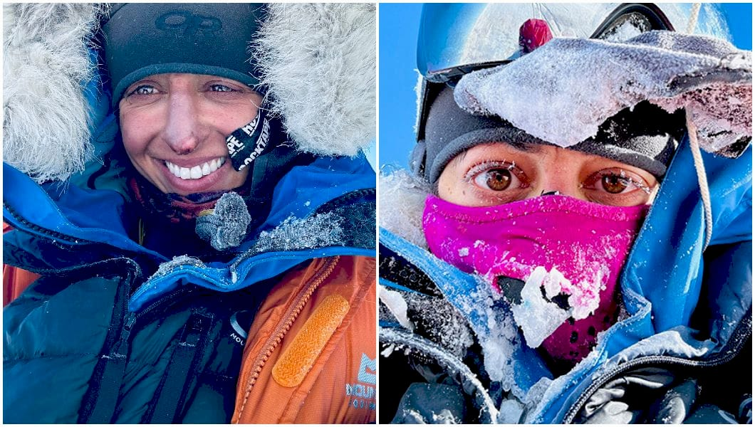 Пріт Чанді під час експедиції в Антарктиді