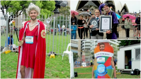 Бігуни в костюмах на марафоні Blackmores Sydney