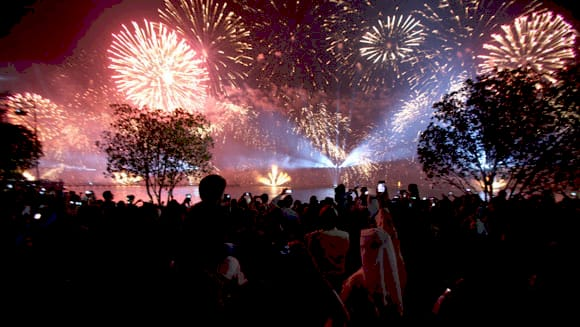 Вражаючі феєрверки