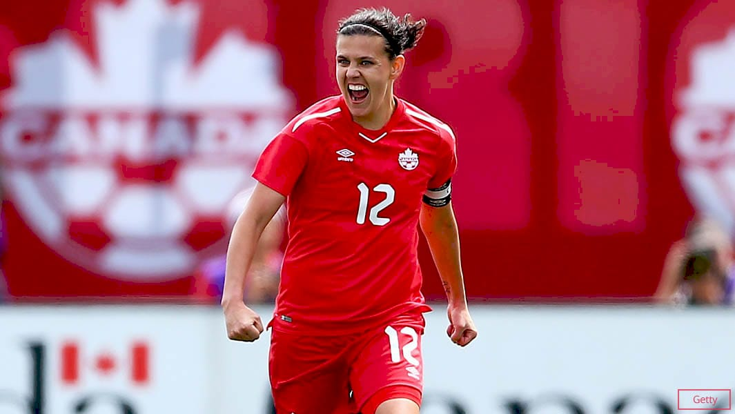 Крістін Сінклер під час матчу