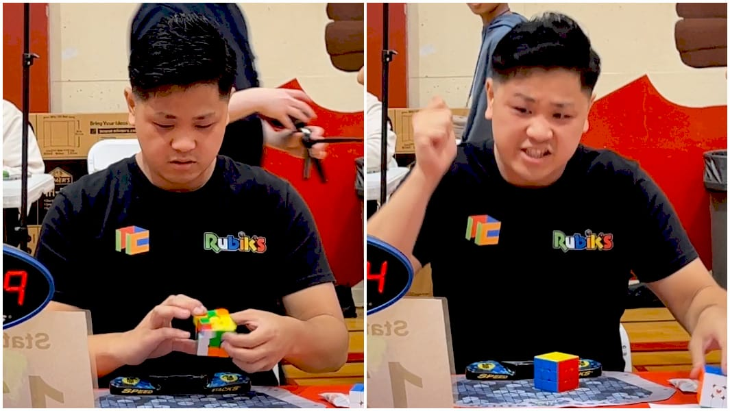 Макс Парк з кубиком Рубіка