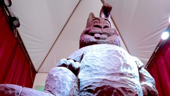 Шоколадний кролик вагою 3,850 кг на фестивалі Chocofest у Бразилії